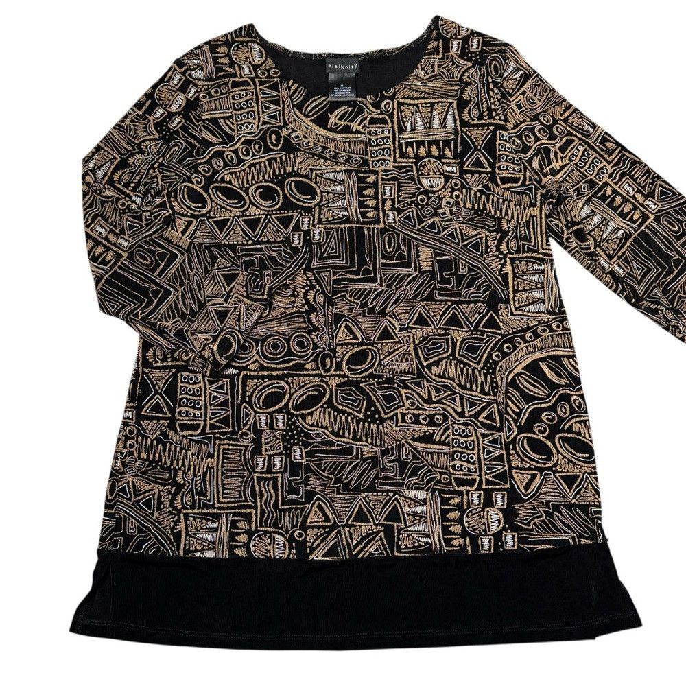 Other Citiknits Liquid Knit Geometric Print Top Size M Size M / US 6-8 / IT 42-44 - 5 Thumbnail