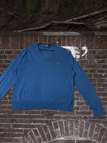 Polo Ralph Lauren Vintage Polo Ralph Lauren V-Neck Sweater Size US XXL / EU 58 / 5 - 1 Thumbnail