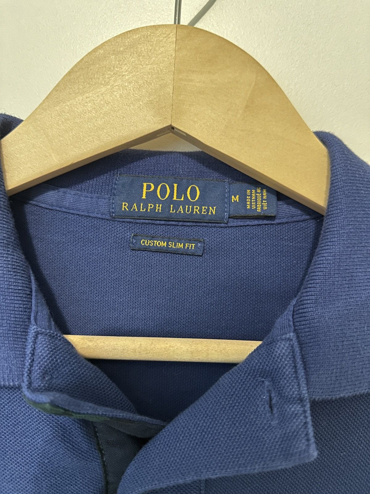 Polo Ralph Lauren Polo Ralph Lauren Blue Rugby Long Sleeve Polo Size US M / EU 48-50 / 2 - 2 Thumbnail