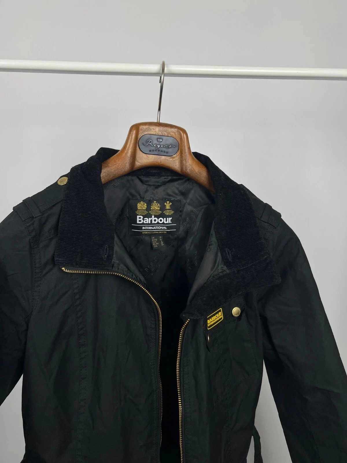 Barbour Barbour International Nesbitt Wax Cotton Black Jacket Size M / US 6-8 / IT 42-44 - 11 Thumbnail