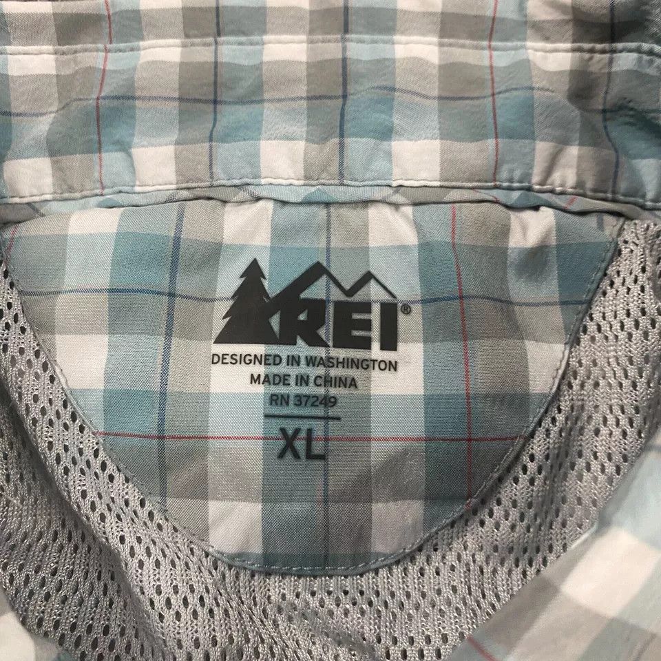 Rei REI Shirt Men's Gingham Vented Button Up Hiking XL Size US XL / EU 56 / 4 - 2 Thumbnail