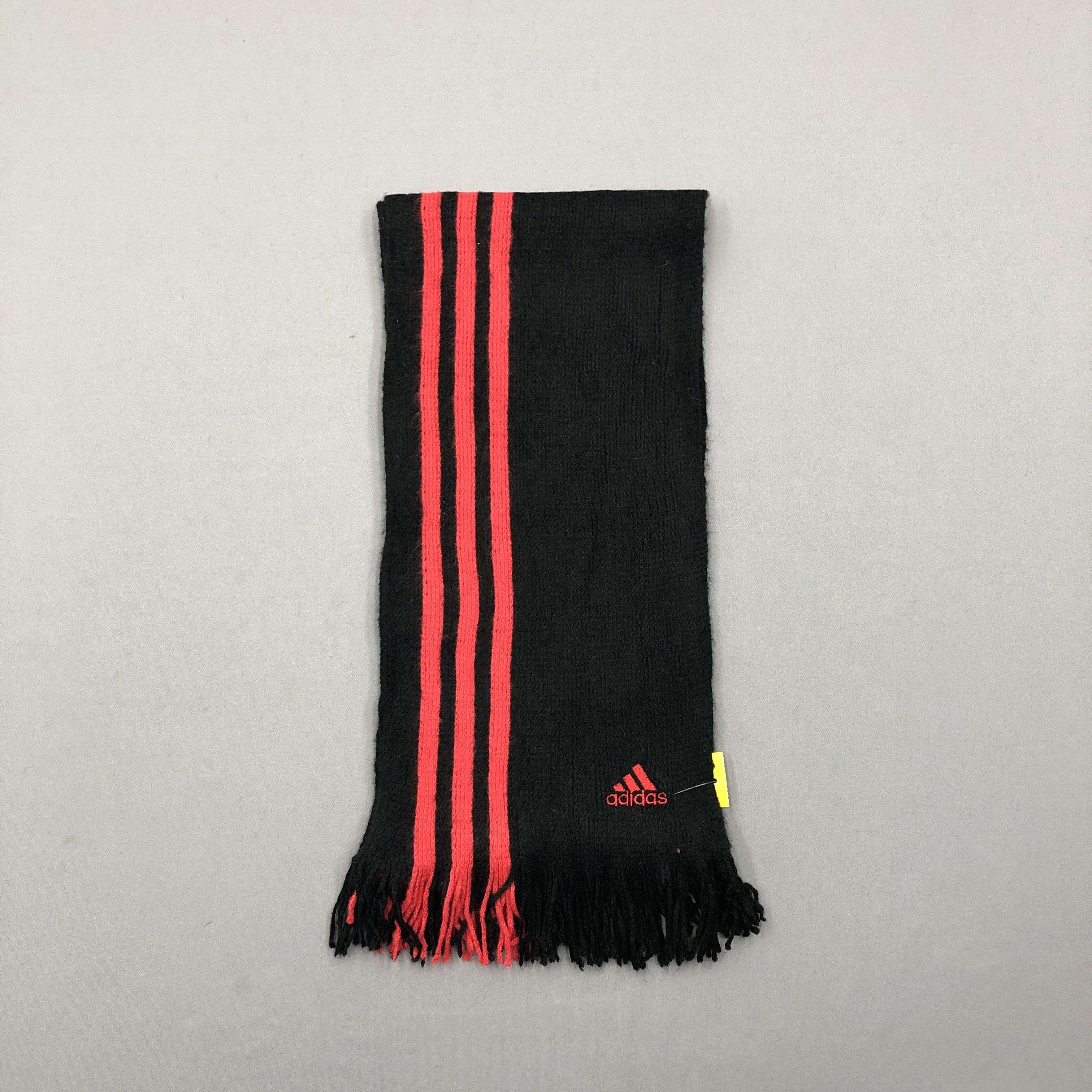 Adidas × Vintage Vintage Adidas Scarf Ribbed Knit Wool Cashmere Scarves - Size ONE SIZE - 2 Thumbnail