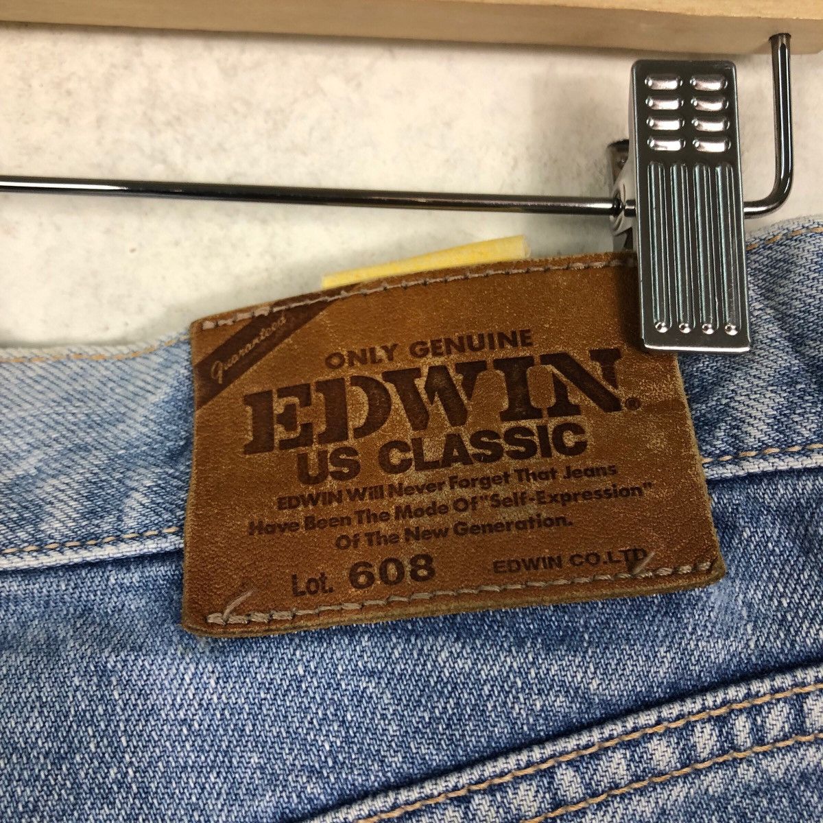 Edwin 🔥Vintage Denim Jeans Edwin Us Classic Biker Wear Size US 30 / EU 46 - 20 Thumbnail