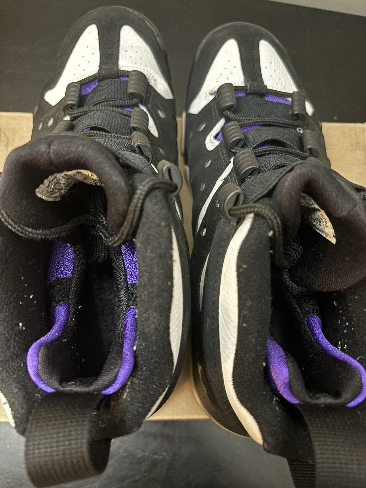 Nike Nike Air Max 2 CB ‘94 Black White Purple 2009 Size US 9.5 / EU 42-43 - 7 Thumbnail