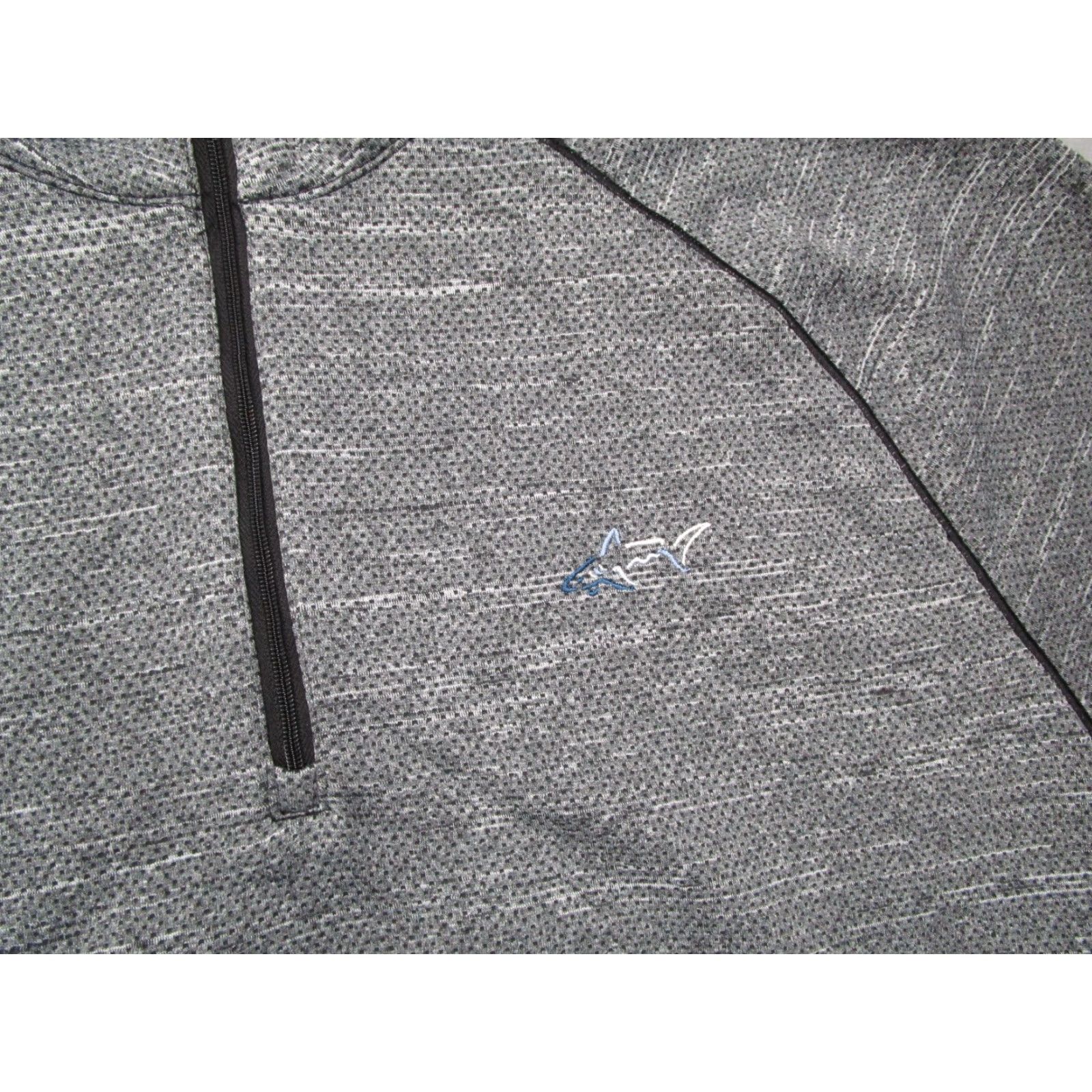 Vintage Greg Norman Mens Gray Pullover 1/4 Zip Performance Sweater Golfing Shirt/Hoodie? Size US L / EU 52-54 / 3 - 2 Thumbnail