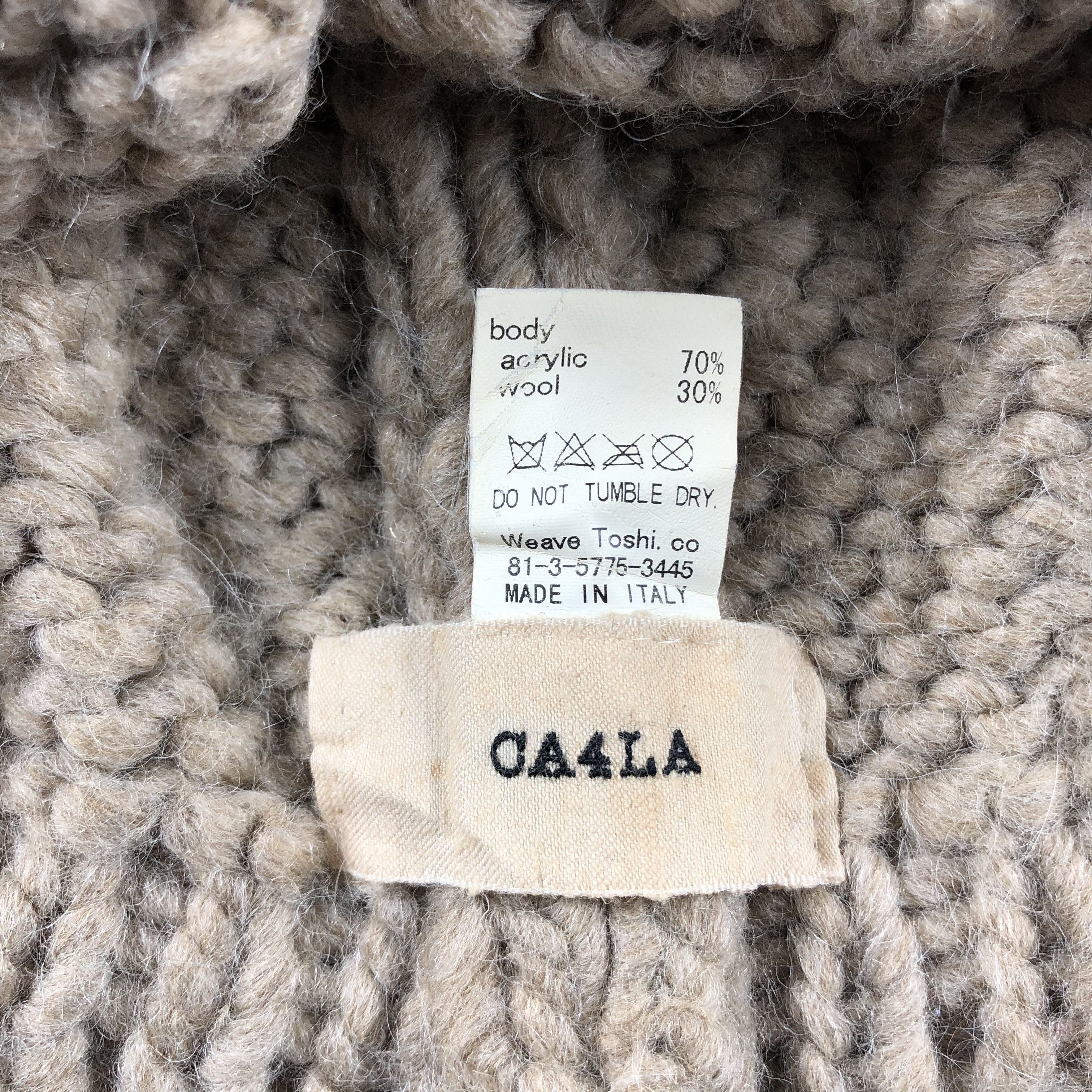 CA4LA × Vintage Womens Ca4la Knit Visor Beanie Snow Hat Snow Cap -D481 Size ONE SIZE - 4 Thumbnail