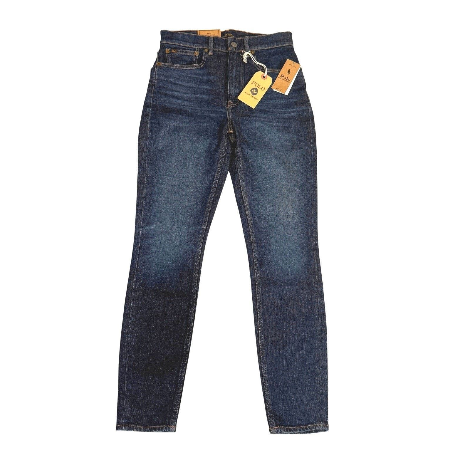 Polo Ralph Lauren Polo Ralph Lauren High Rise Skinny Jeans Dark Wash Size 26 Size 26" / US 2 / IT 38 - 2 Thumbnail