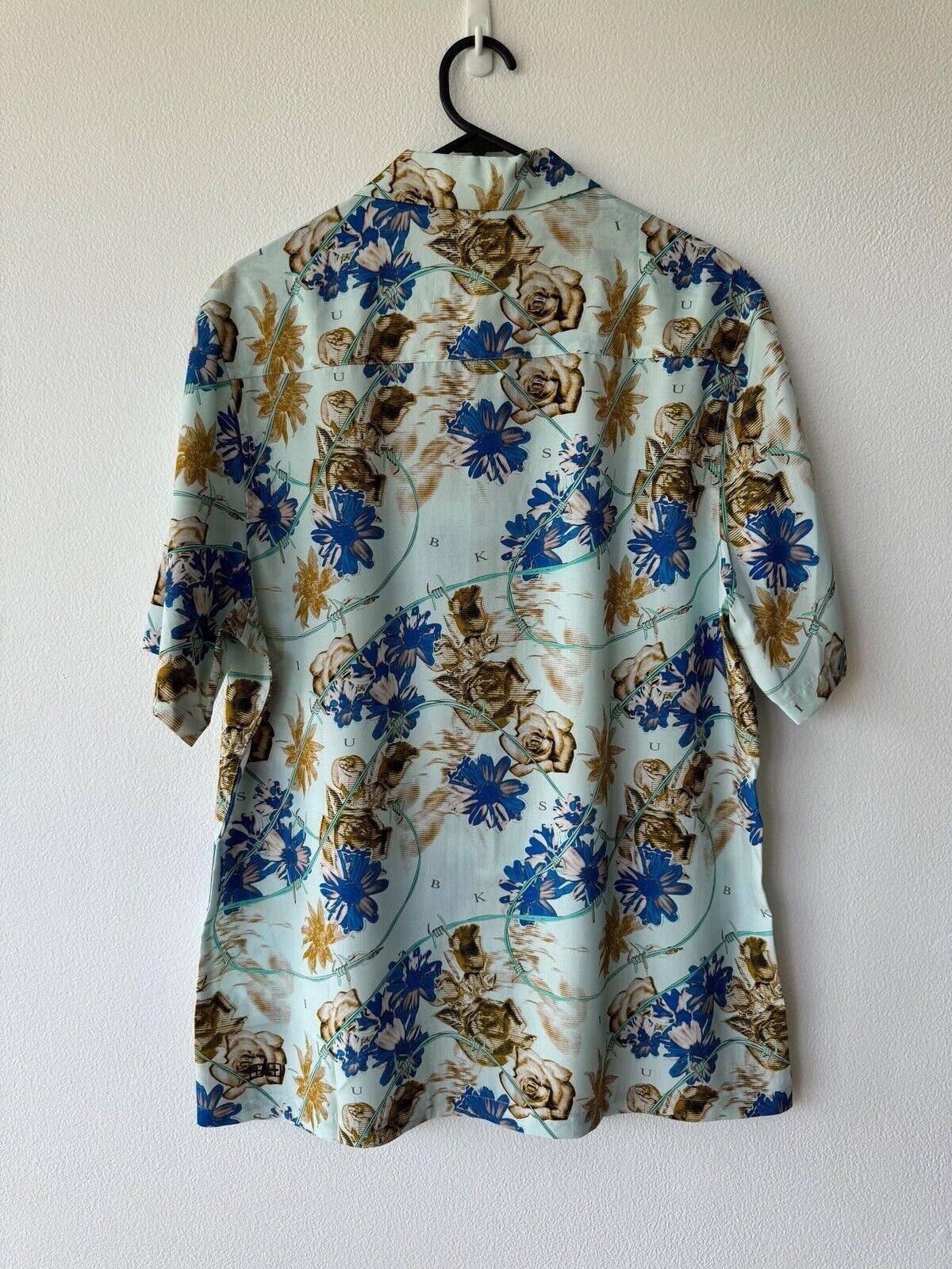 Ksubi new ksubi medium m short sleeve shirt top resort blue floral Size US M / EU 48-50 / 2 - 3 Thumbnail