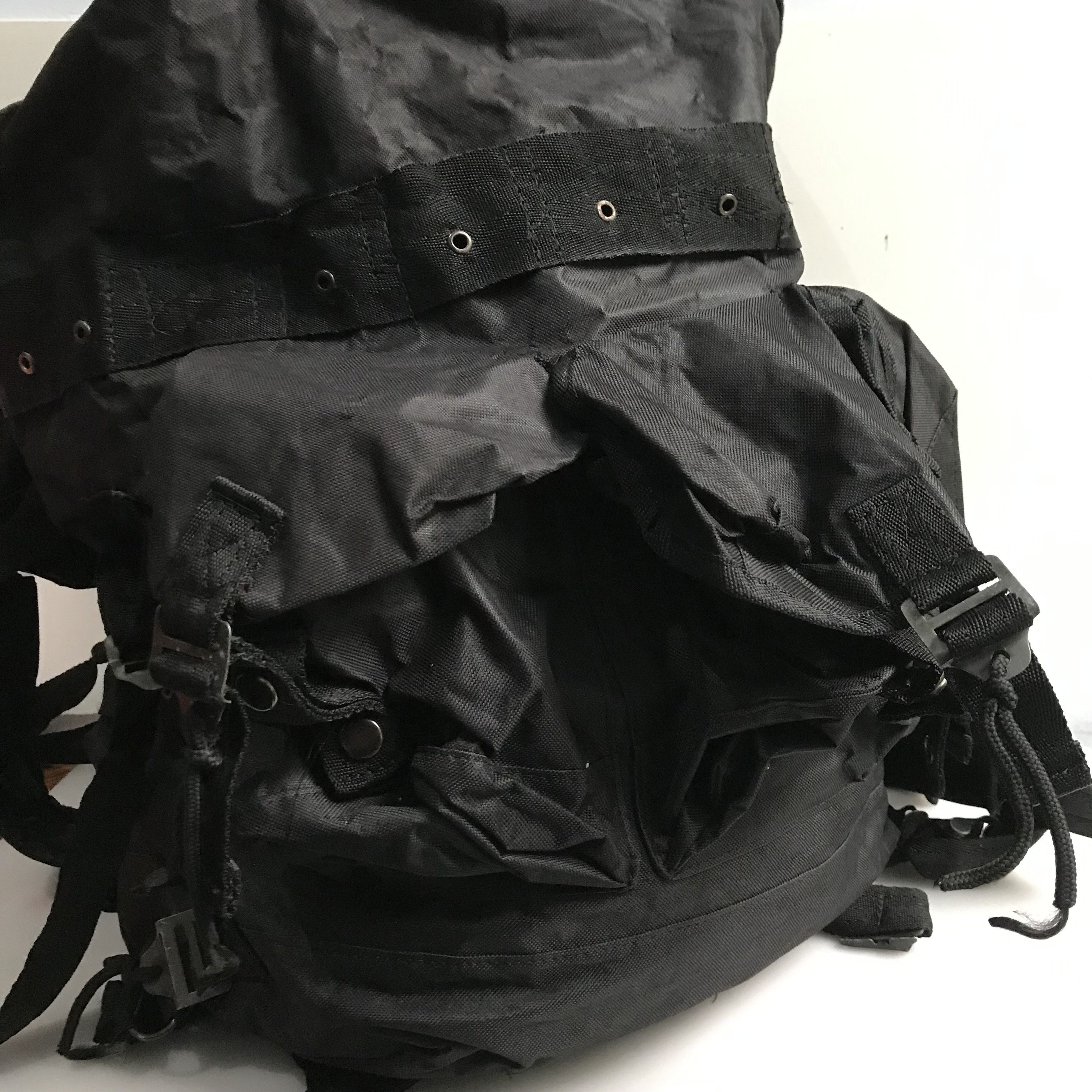 Aeronautica Militare Vintage Military Army Big Bag Combat black Army The Big Size ONE SIZE - 9 Thumbnail