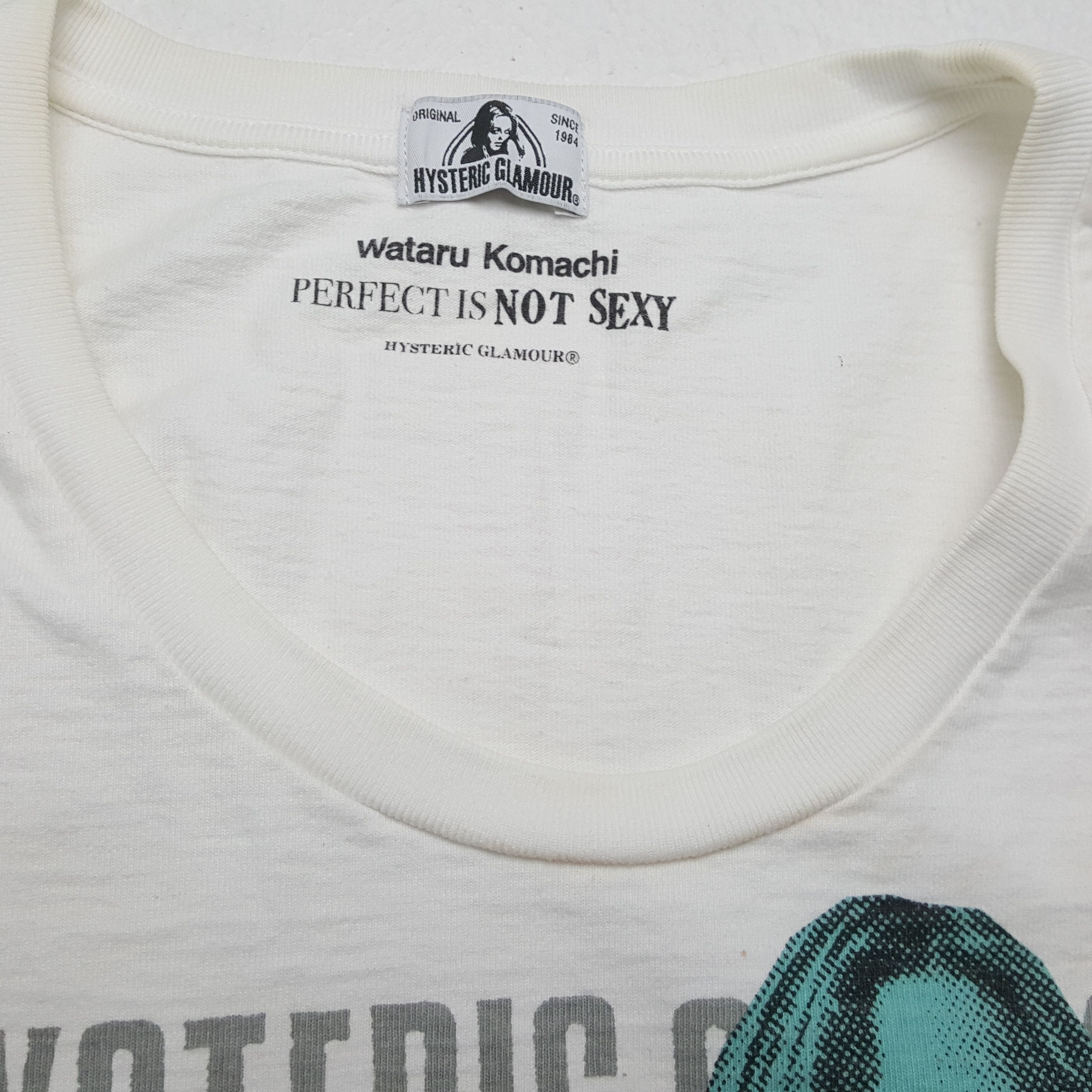 Hysteric Glamour × Japanese Brand × Vintage Vintage HYSTERIC GLAMOUR WATARU KOMACHI Japan Brand T-Shirts Size US M / EU 48-50 / 2 - 7 Thumbnail