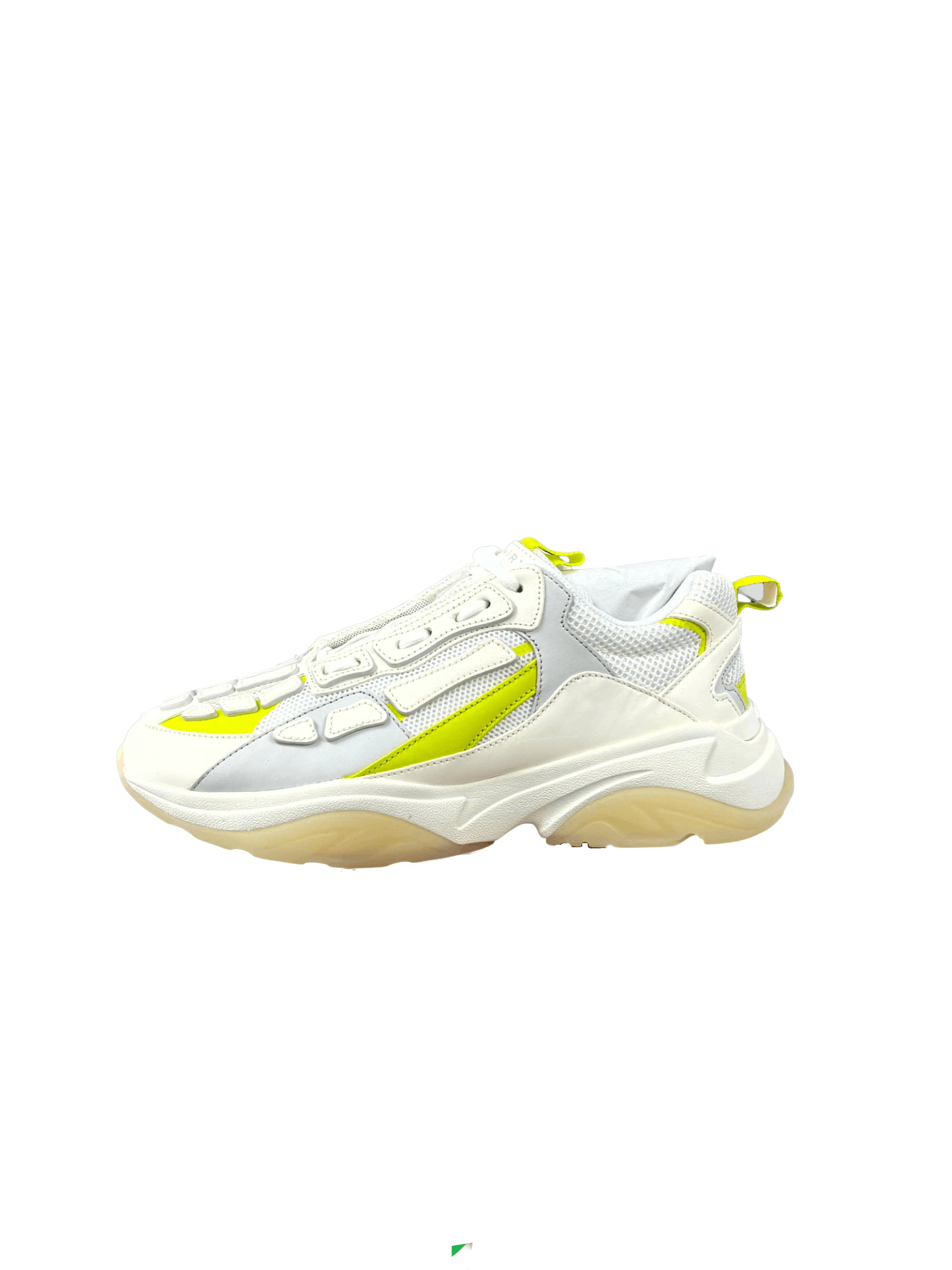Amiri Amiri Bone Runner White, Neon & Yellow Sneakers Size US 8 / EU 41 - 1 Preview