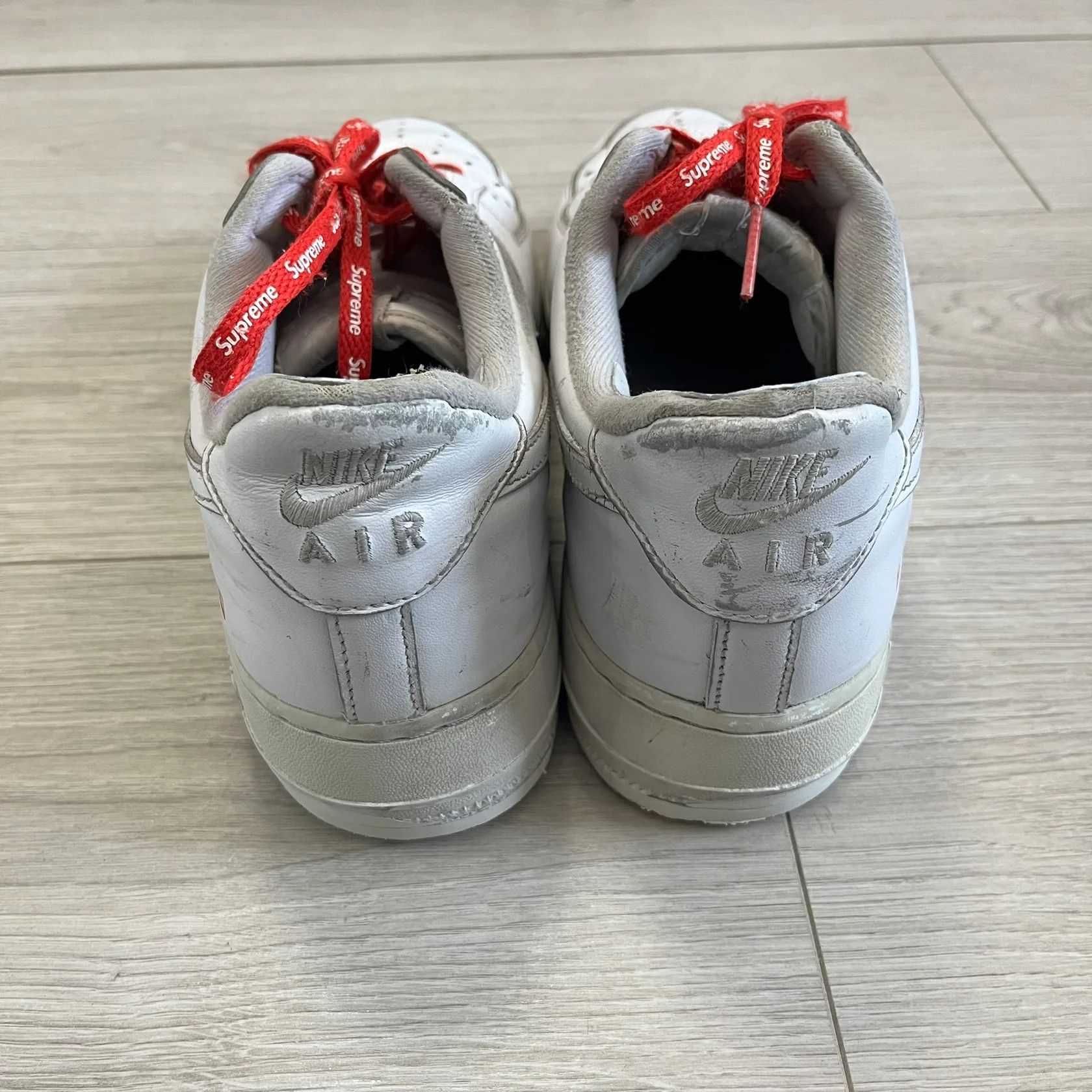Nike × Supreme supreme air force 1 low white Regular Size US 9.5 / EU 42-43 - 4 Thumbnail