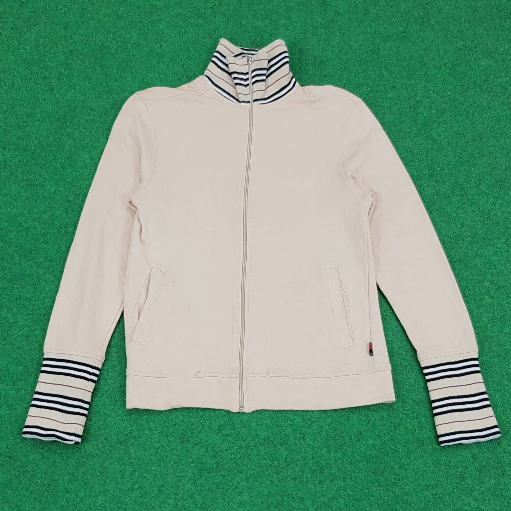 Burberry × Designer Vintage Burberry Zipper Sweatshirts Size US S / EU 44-46 / 1 - 1 Thumbnail