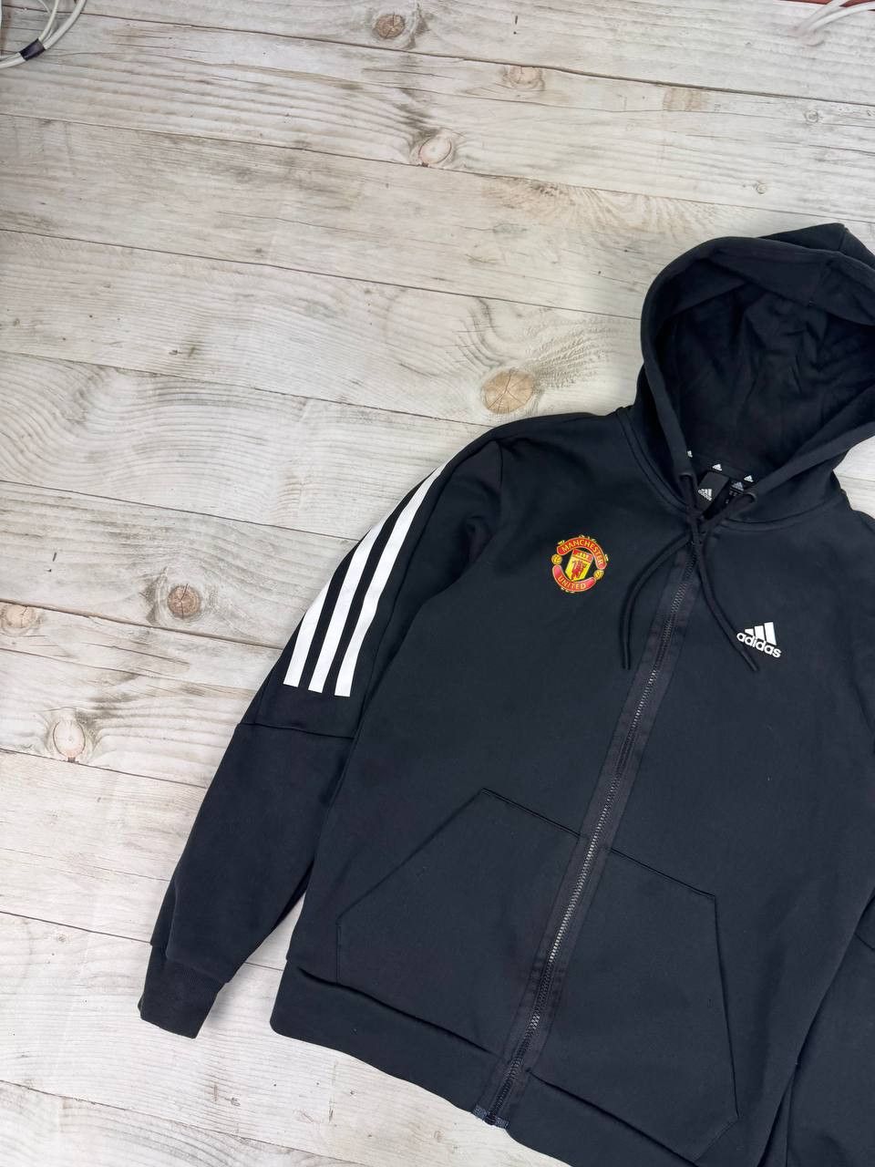 Adidas Adidas Manchester United Hoodie Full Zip Soccer Football Size US XS / EU 42 / 0 - 6 Thumbnail