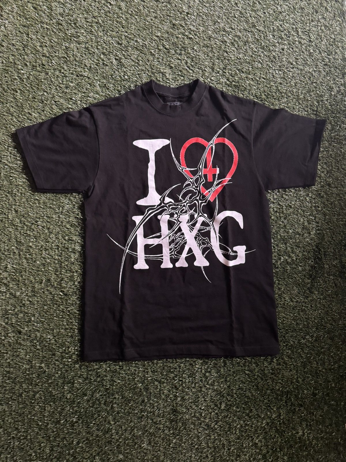 image of Destroy Lonely x Ken Carson Homixide Gang “5Th Amndmnt” Tee in Black, Men's (Size Medium)
