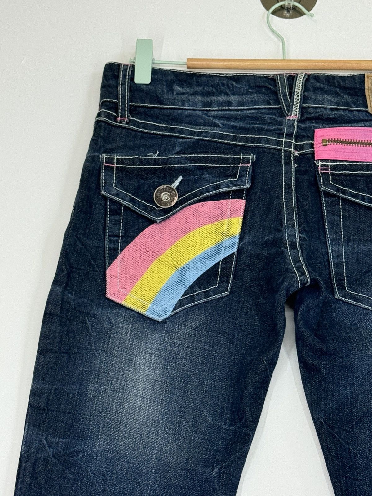 Designer × Japanese Brand × Vintage VTG VENCE DAICOCK PRINTED PATCHES DENIM Size US 30 / EU 46 - 9 Thumbnail