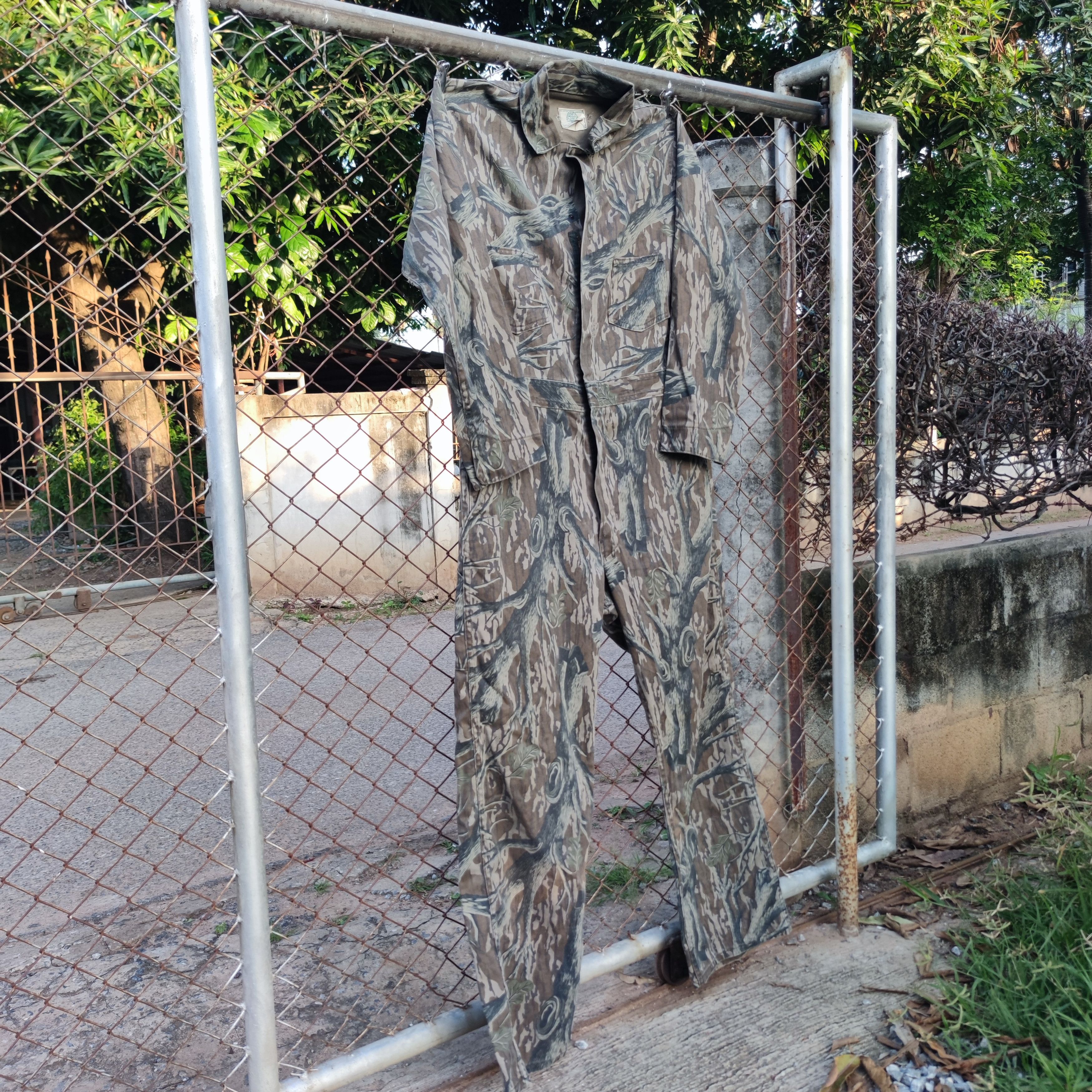 Mossy Oaks × Vintage Mossy Oak Full Foliage Camo Hunting Cotton Coveralls LG Size US 44 / EU 60 - 9 Thumbnail