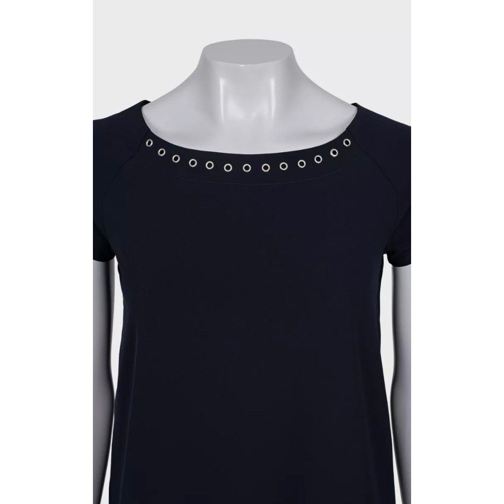 Jean Paul Gaultier Jean Paul Gaultier Blue Straight Dress Sz.XS/S Size XS / US 0-2 / IT 36-38 - 4 Thumbnail
