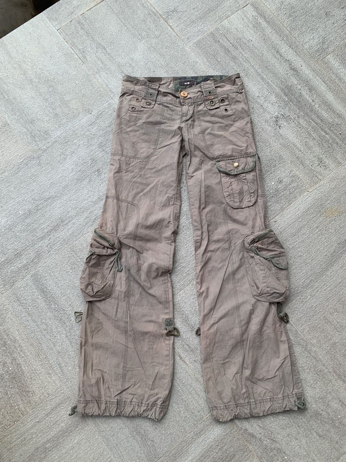 Japanese Brand Spiral Girl Cargo Pants Size 30" / US 8 / IT 44 - 3 Thumbnail