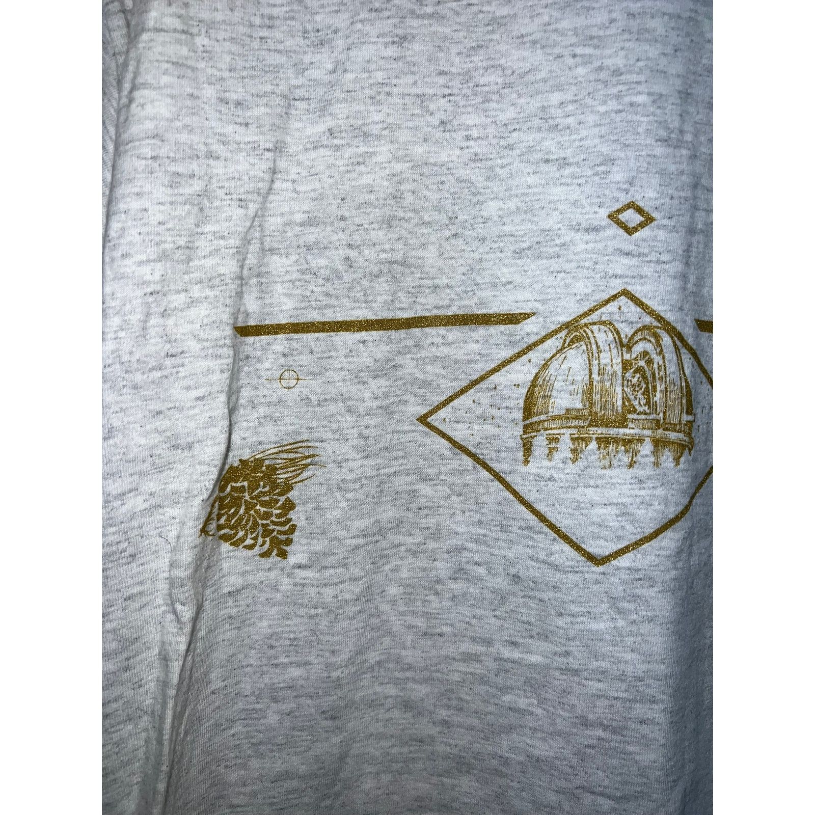 Jerzees Vintage Observatory Shirt Telescope Gray Tee 90s Medium Size US M / EU 48-50 / 2 - 3 Thumbnail