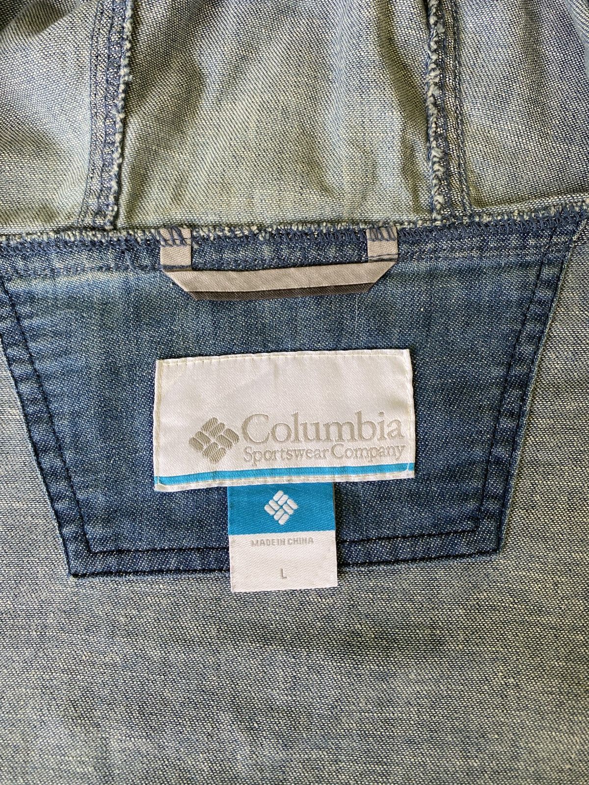 Columbia Columbia Denim Style Hooded Zip Jacket Size US L / EU 52-54 / 3 - 7 Thumbnail