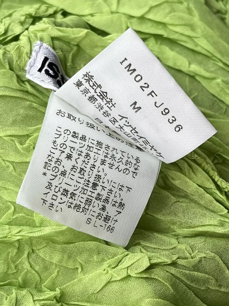 Issey Miyake Issey Miyake Yellow-green high-neck sleeveless mainline pe Size M / US 6-8 / IT 42-44 - 7 Thumbnail