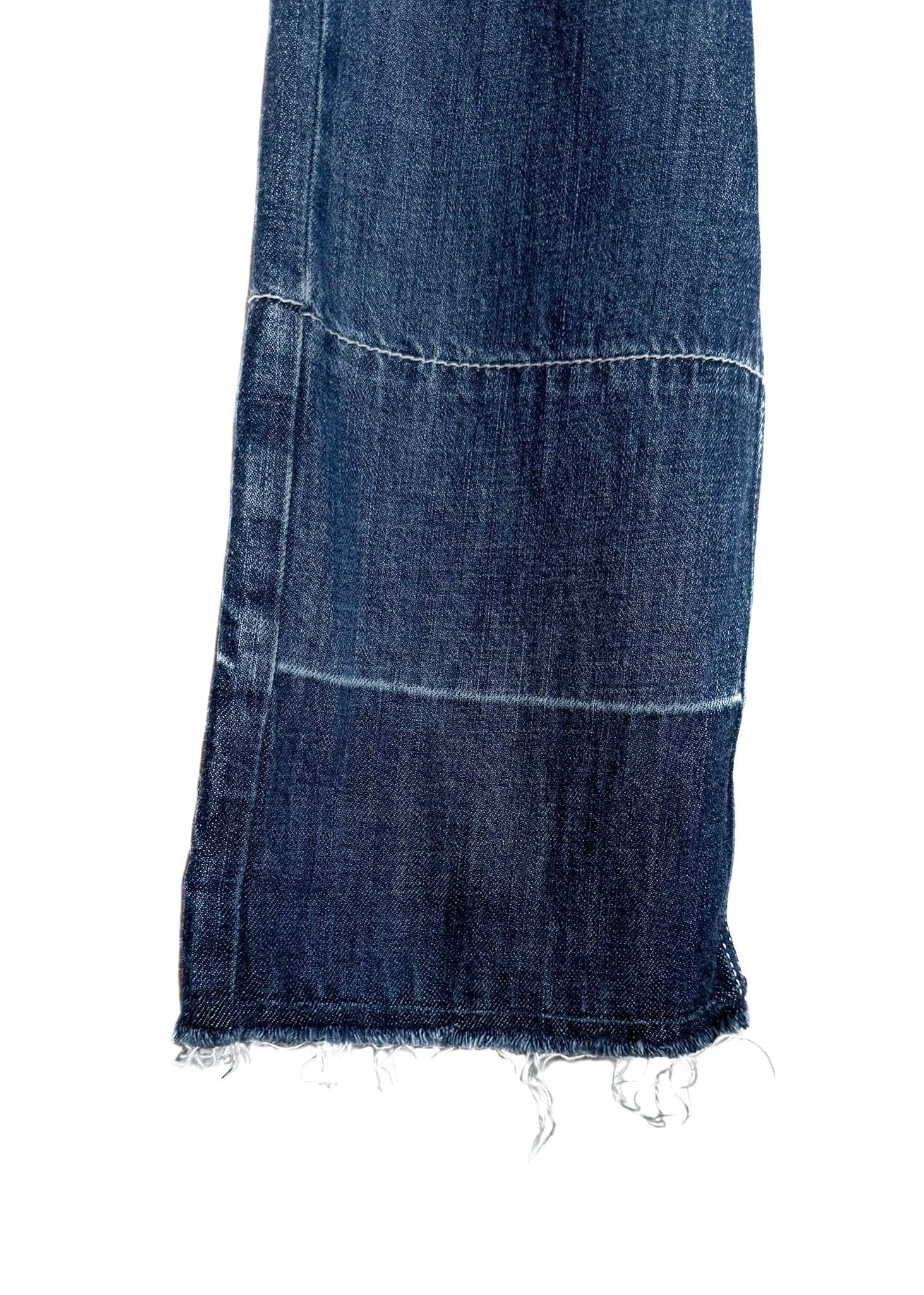 Loewe LOEWE Washed Blue Hello Telephone Embroidered Jeans Size 25" / US 0 / IT 36 - 4 Thumbnail