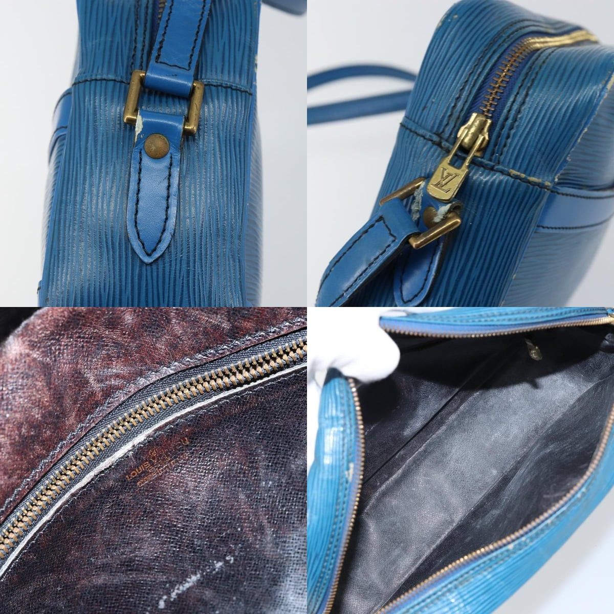 Louis Vuitton LOUIS VUITTON Epi Trocadero 27 Shoulder Bag Blue M52315 Size ONE SIZE - 11 Thumbnail