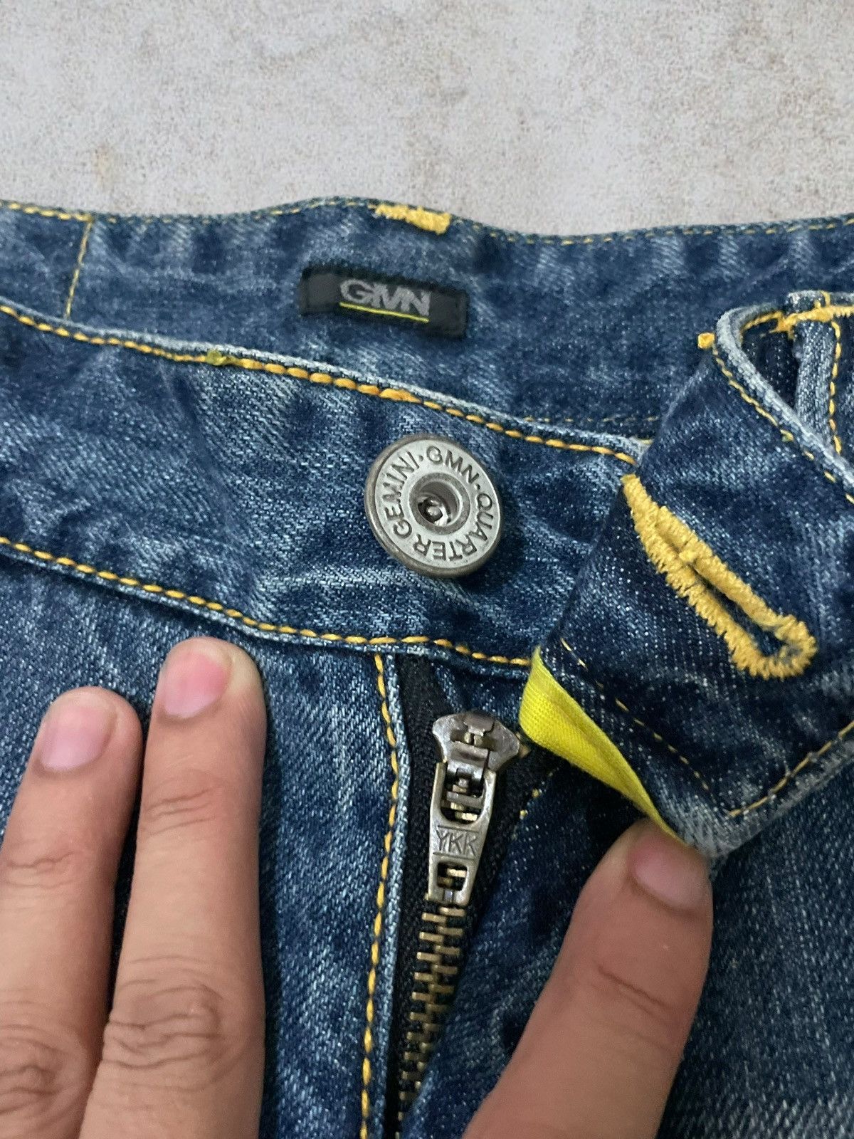 Japanese Brand Japanese GMN Quarter Gemini Stars Sprinkle Punk Jeans Size 30" / US 8 / IT 44 - 7 Thumbnail