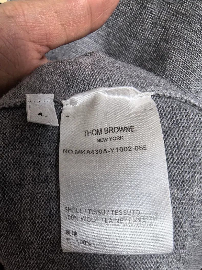 Thom Browne Thom Browne Wool Sweater Size US XL / EU 56 / 4 - 5 Thumbnail