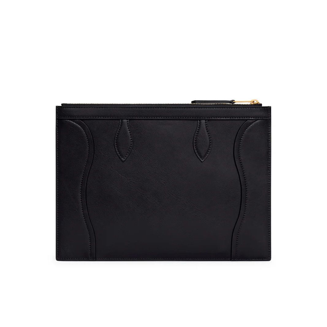 Celine CELINE $990 Black Medium Pouch Bag New & Authentic Size ONE SIZE - 3 Thumbnail