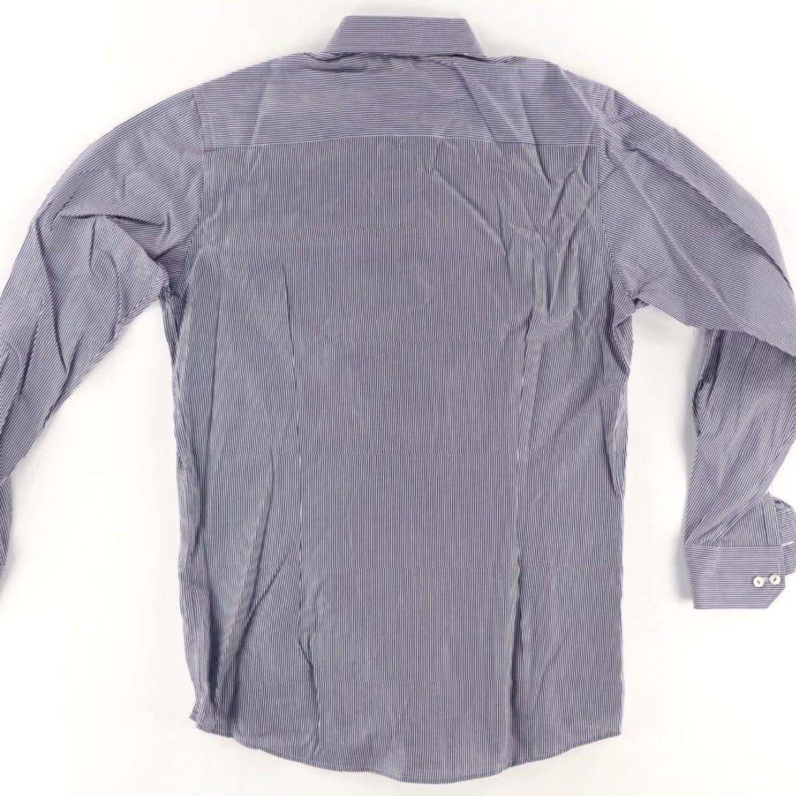 Eton Eton Contemporary Poplin Cotton Striped Long Sleeve Button Up Shirt Blue Men's 39 Size US L / EU 52-54 / 3 - 4 Thumbnail