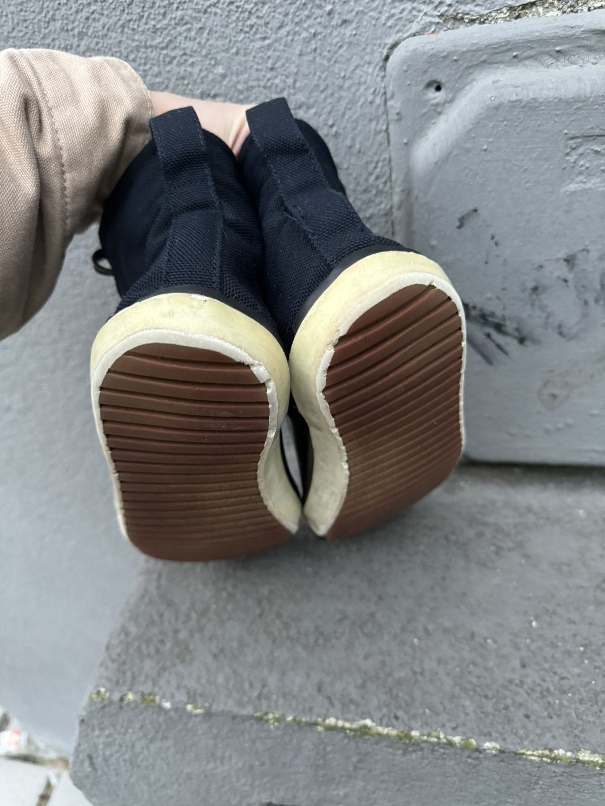 Balenciaga × Vintage Vintage Balenciaga Trainers Canvas Avangard Hihg Top Size US 9.5 / EU 42-43 - 10 Thumbnail
