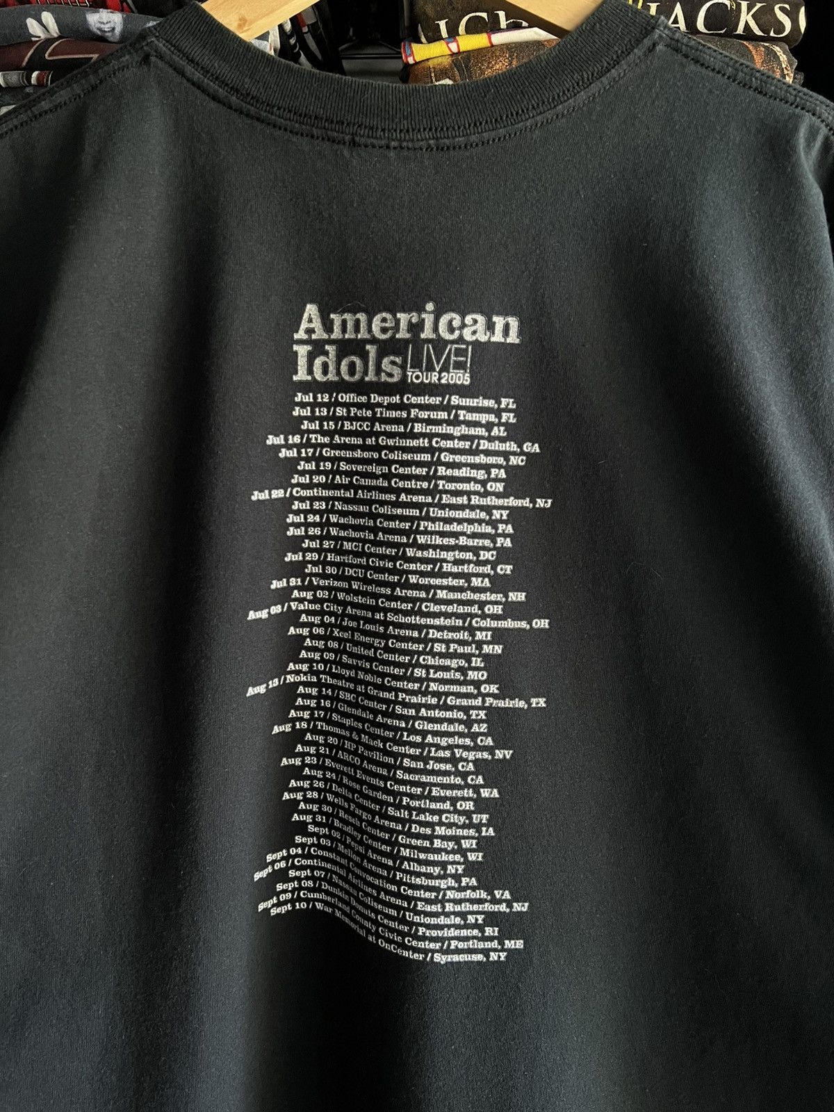 Band Tees 2005 American Idols Live 2005 Tour Series Tee Size US L / EU 52-54 / 3 - 2 Thumbnail