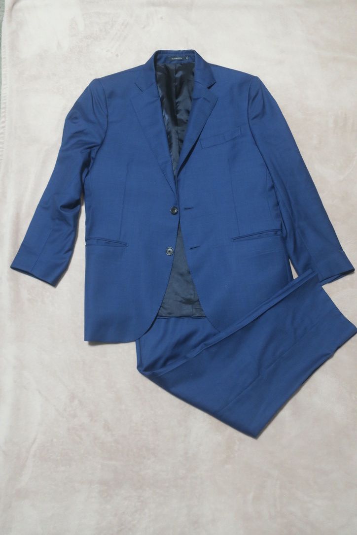 Suitsupply Slim Vitale Barberis Cononico Lazio Single Breasted Suit Size 42R - 1 Thumbnail