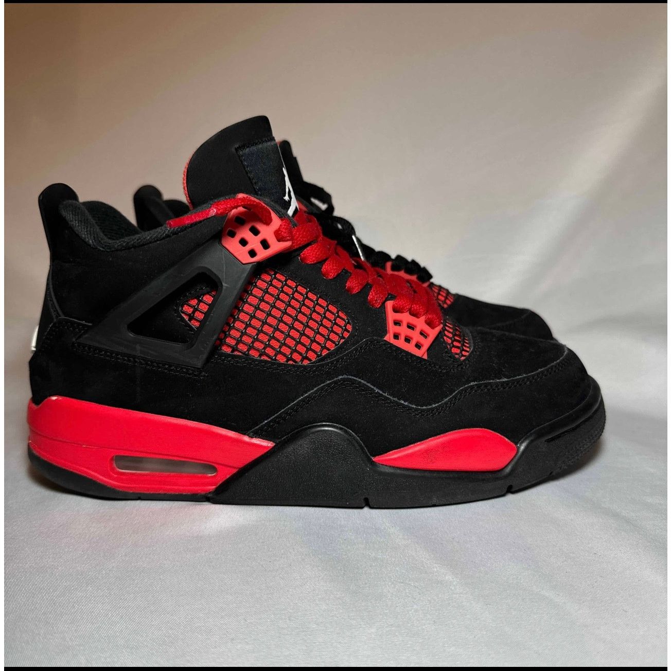 Jordan Brand × Nike Size 8 - Nike Air Jordan 4 Retro Red Thunder Men's Shoes Size US 8 / EU 41 - 1 Thumbnail