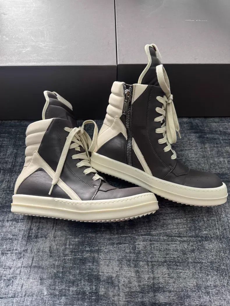 Rick Owens Rick Owens Main Line Black and Grey Inverted Triangle Size US 5 / EU 37 - 3 Thumbnail