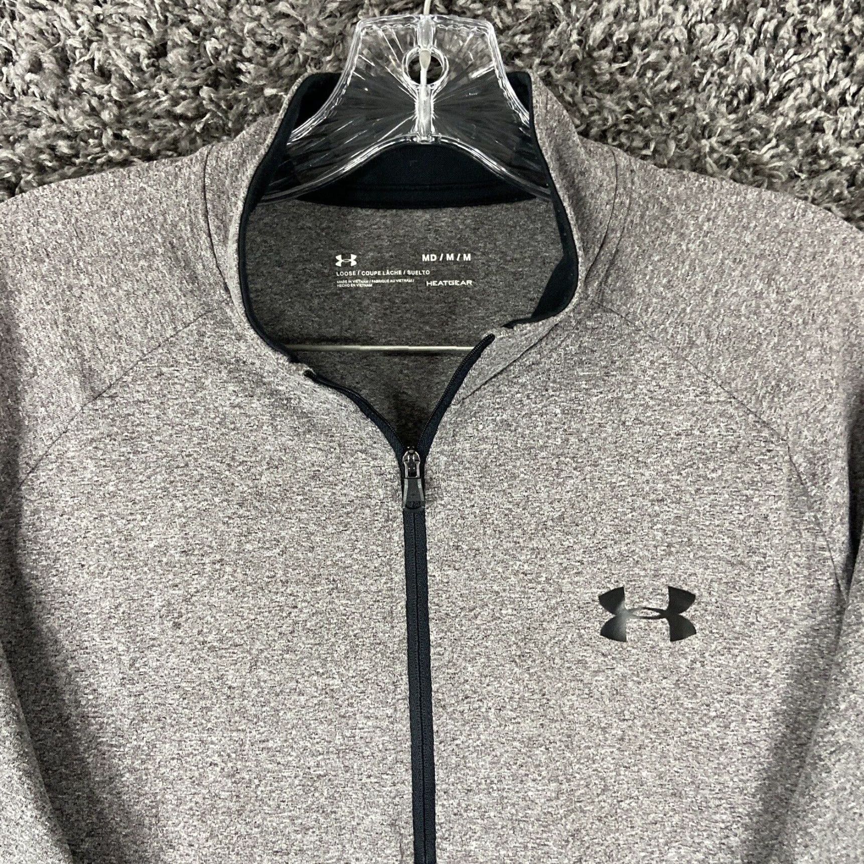Under Armour Under Armour Shirt Men M Gray 1/2 Zip Long Sleeve Activewear Running Gym & Training Men’s Medium Gray 1/2 Zip Shirt Size US M / EU 48-50 / 2 - 5 Thumbnail
