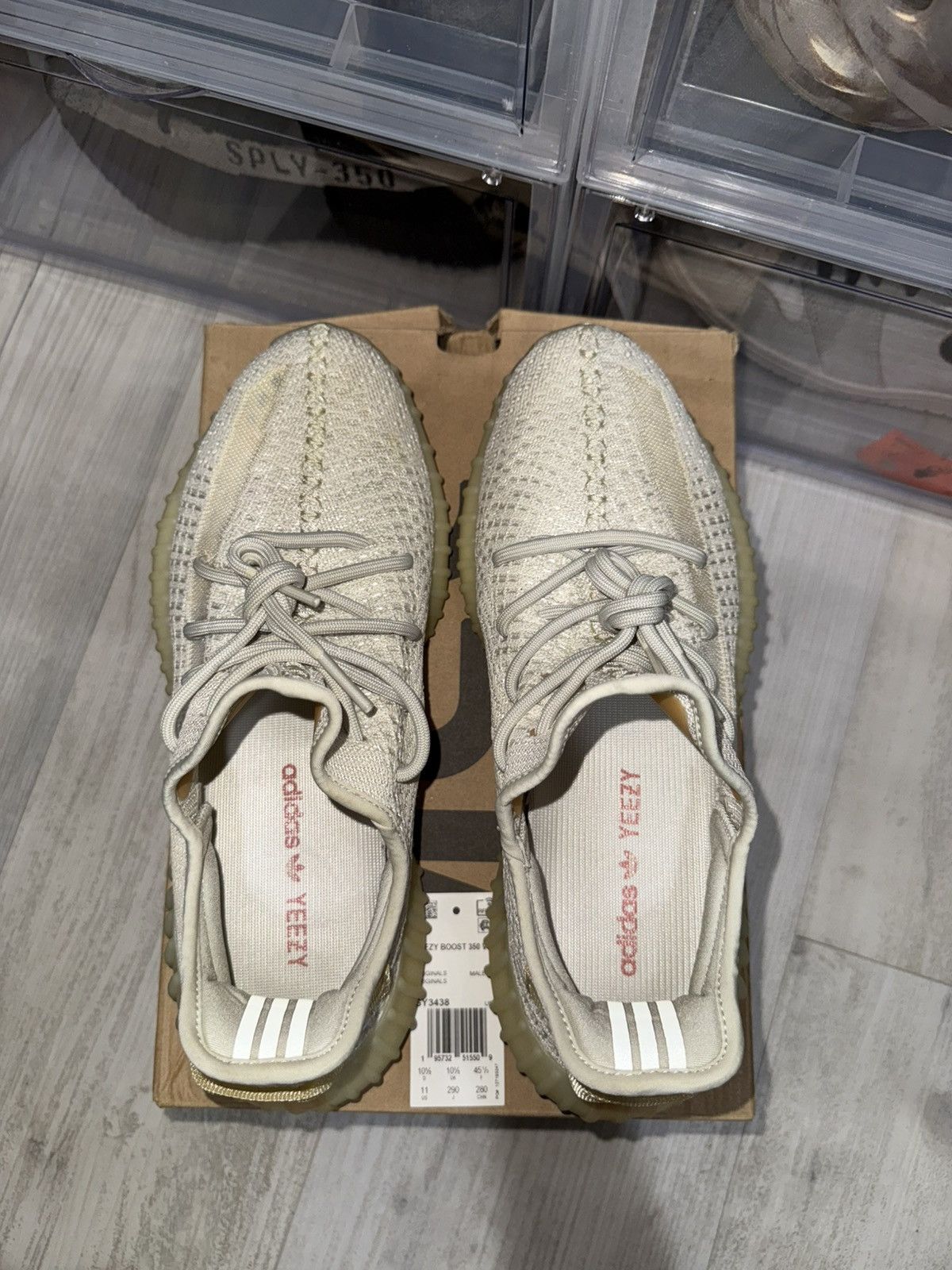 Adidas × Kanye West Adidas Yeezy 350 V2 Light Size US 11 / EU 44 - 6 Thumbnail