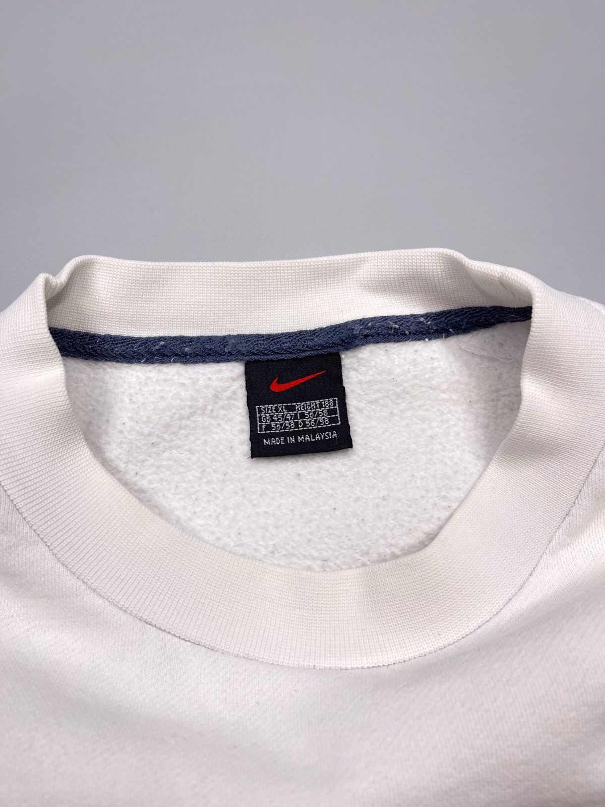 Nike × Vintage Vintage Y2k Nike Big Logo Sweatshirt 90’s Size US XL / EU 56 / 4 - 6 Thumbnail