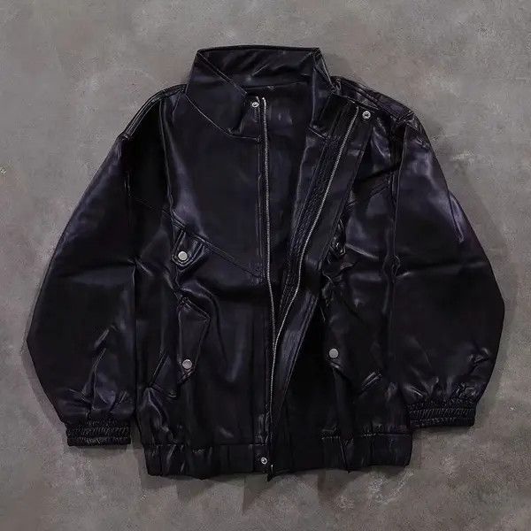 Japanese Brand Vintage Street Punk Workwear Leather XL Jacket Coat Size US L / EU 52-54 / 3 - 6 Thumbnail