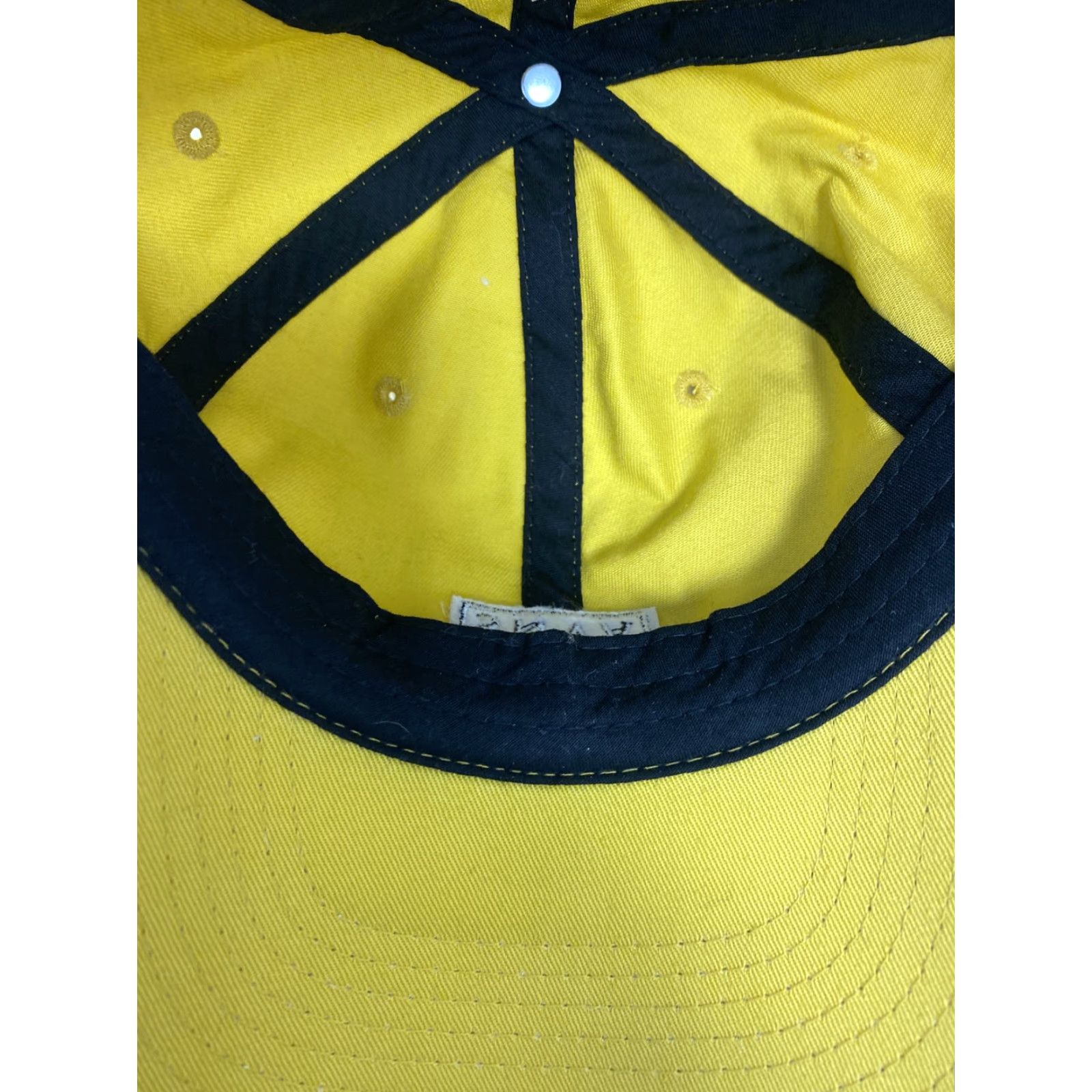 Vans VANS Hat Baseball Cap Strapback Yellow Adjustable Embroidered Spell Out Mens One Size Yellow Modern Cotton UV Protection Adjustable Strapback Vol. 354 Size ONE SIZE - 5 Thumbnail