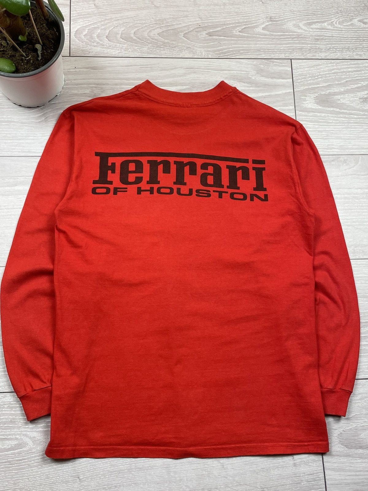 Ferrari × Vintage Vintage Ferrari Of Houston Long Sleeve Size US M / EU 48-50 / 2 - 4 Thumbnail