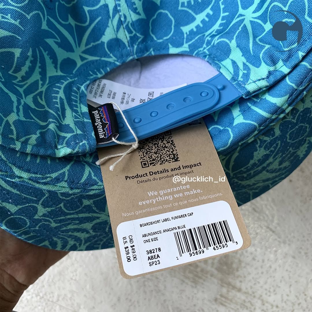 Patagonia Patagonia, Boardshort Label Funfarer Cap in Anacapa Blue Size ONE SIZE - 2 Thumbnail