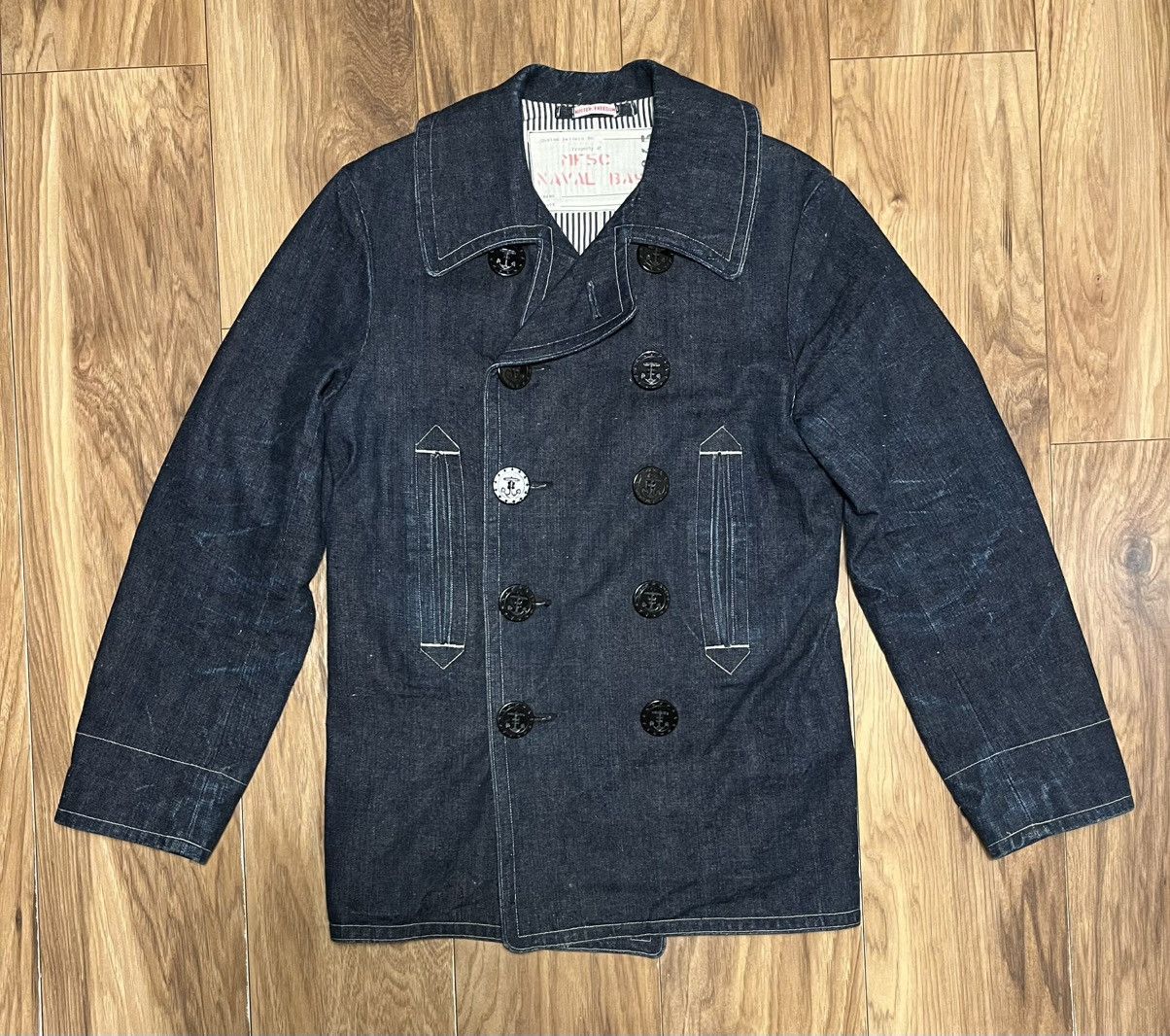 Mister Freedom Sugar Cane Selvedge Denim Peacoat Small