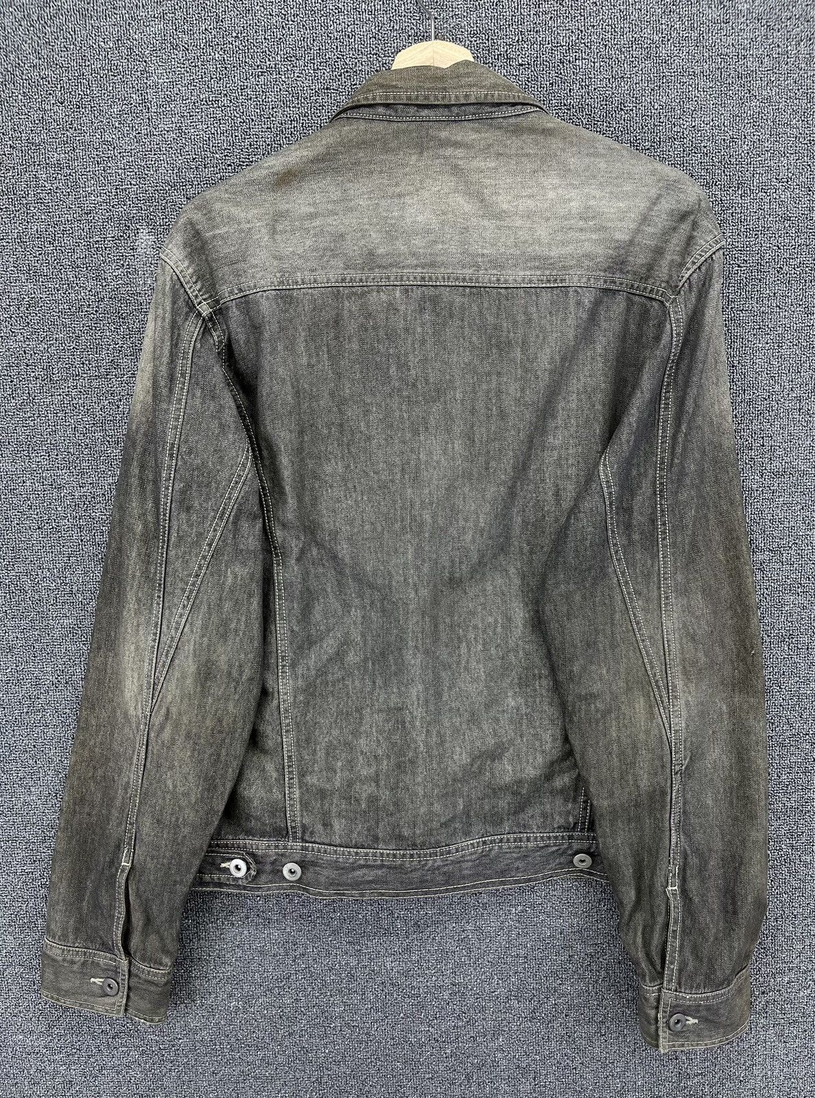 Japanese Brand Vintage Beelse Where Japanese Denim Trashed Zip Up Jacket Size US L / EU 52-54 / 3 - 9 Thumbnail