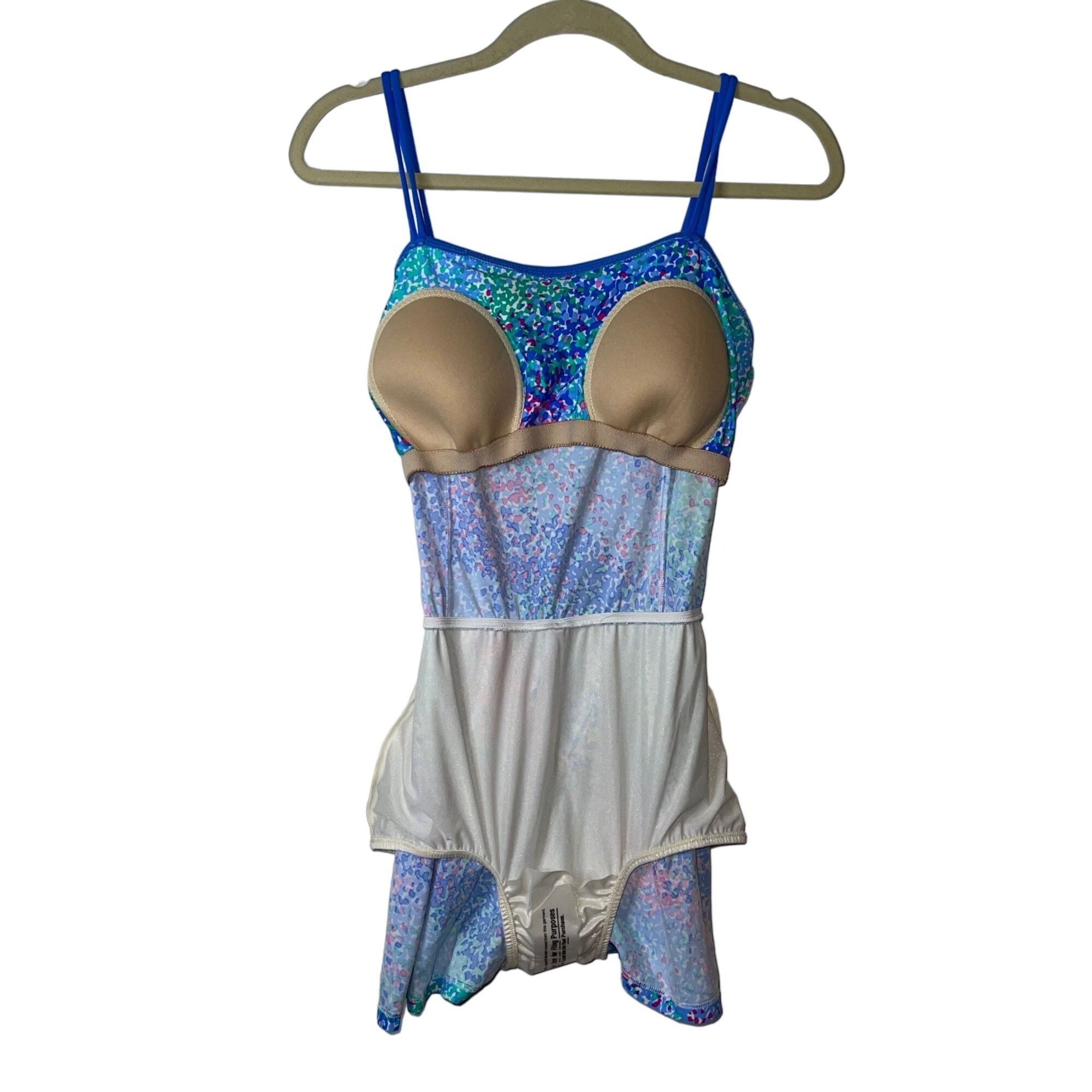 Vintage Sea Waves Vintage Womens Swim Romper Size 16 Size ONE SIZE - 8 Thumbnail