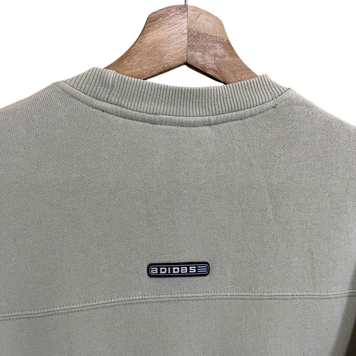 Adidas × Vintage 90s Adidas Big Logo Embroidery Pullover Crewneck Sweatshirt Size US L / EU 52-54 / 3 - 9 Thumbnail