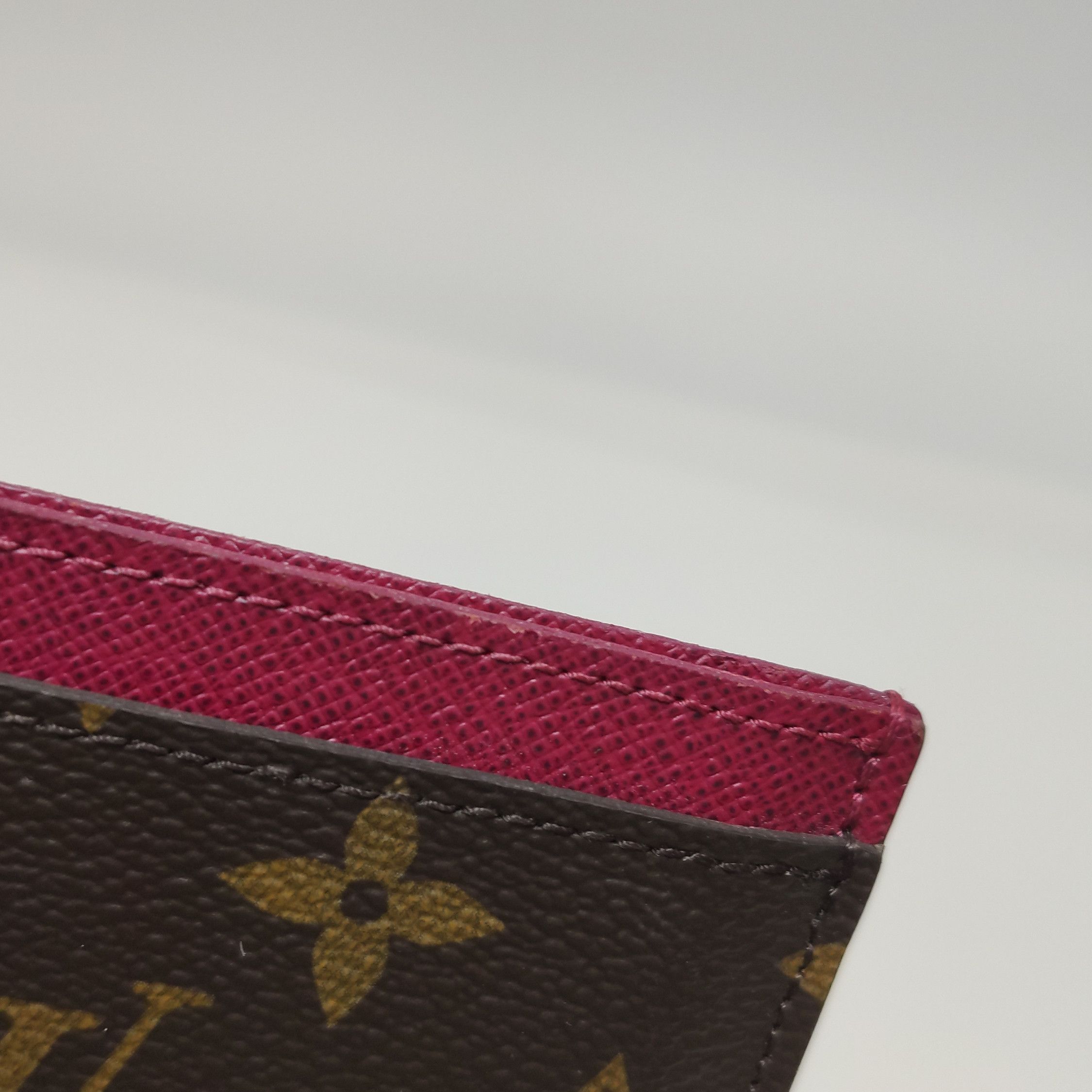 Louis Vuitton Louis Vuitton (LV) Cowhide Colorblock Monogram Print Card H Size ONE SIZE - 6 Thumbnail