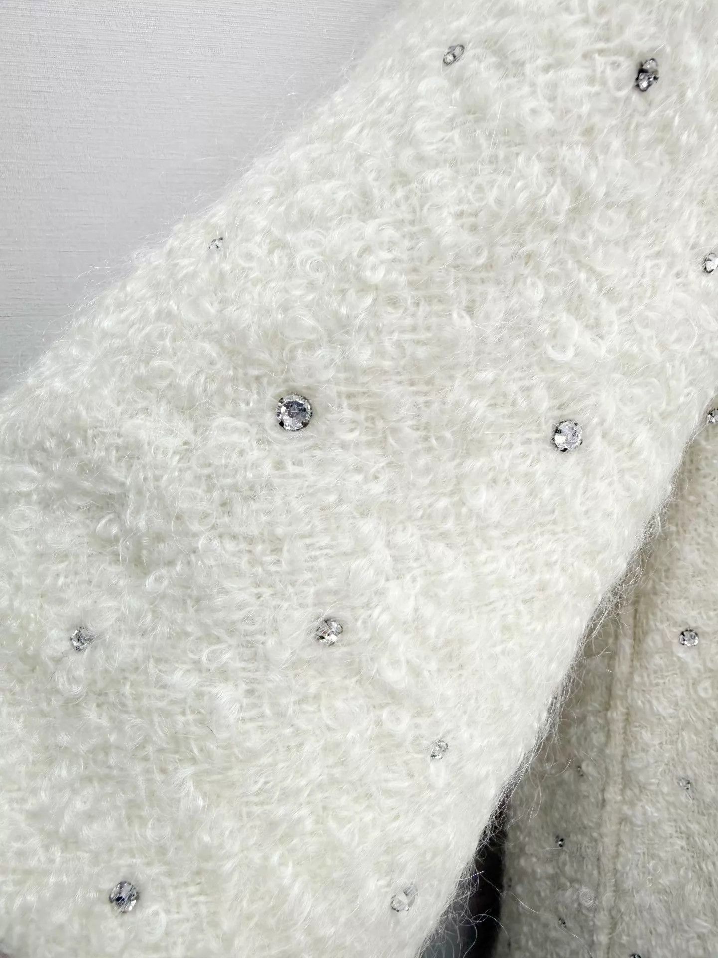 Miu Miu MIU MIU Wool Full Diamond Overcoat Women's 40 Size S / US 4 / IT 40 - 7 Thumbnail